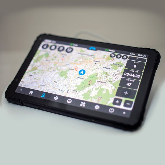 Tablet DMD-T880X Nav Tab (8″) — Tablet de navegación definitiva para moto, aventura y off-road