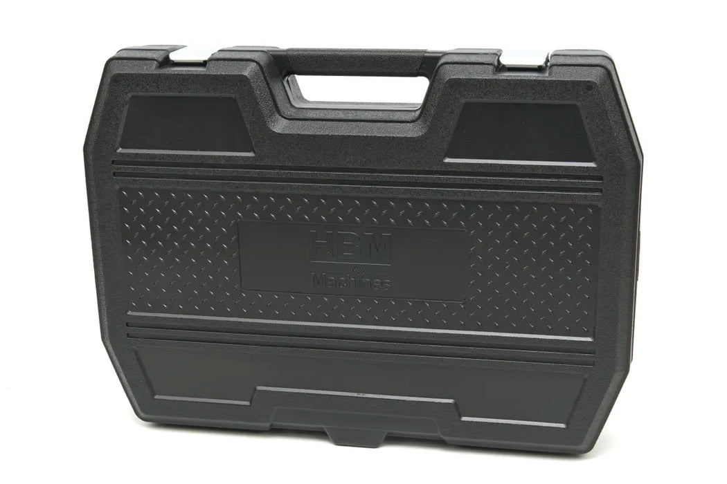 Estojo de ferramentas - Jogo de roquete e chaves de caixa.