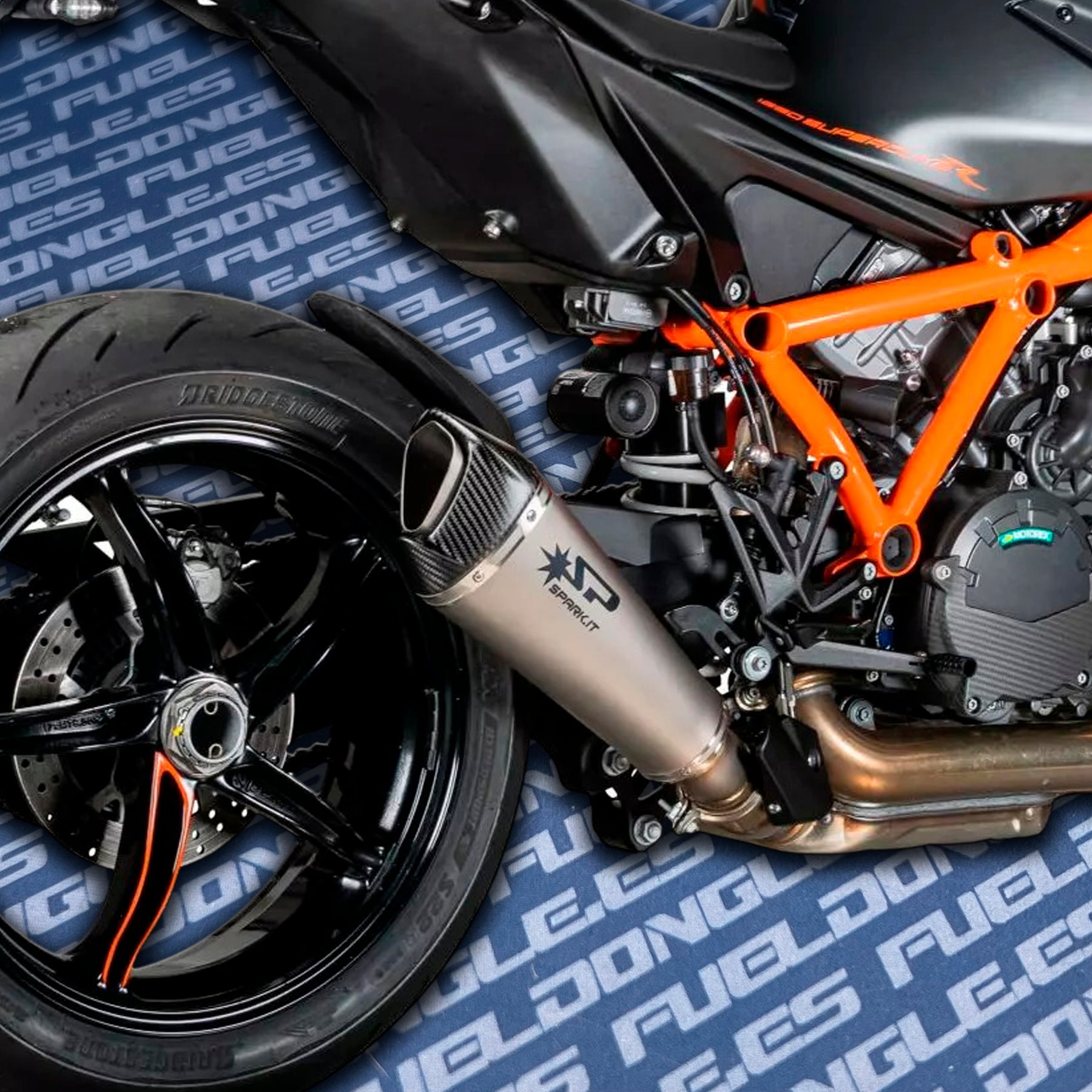Escape Titanio SPARK® KONIX EVO KTM 1290 1390 SUPER DUKE R