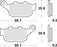 Zontes 368 881LS SBS Sintered Rear Brake Pads