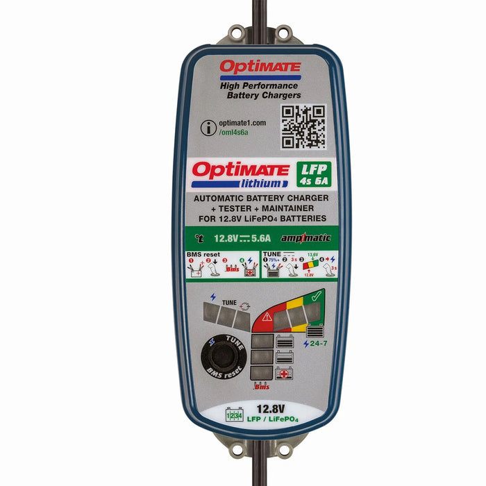 Cargador Baterias TecMate® OptiMate Lithium LFP 4s 6A