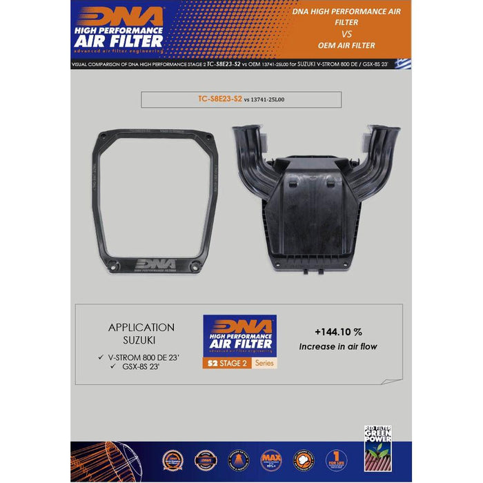 Filtre Aire DNA® Suzuki V-Strom 800 GSX-8S / R GSX800T / TT P-S8E23-S2-COMBO