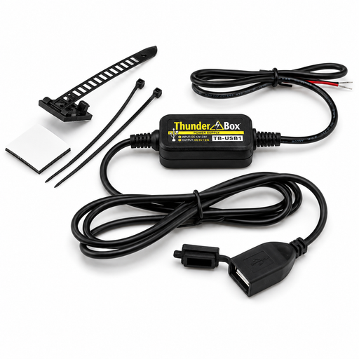 Cargador USB Automático ThunderBox® TB-USB1 para Moto