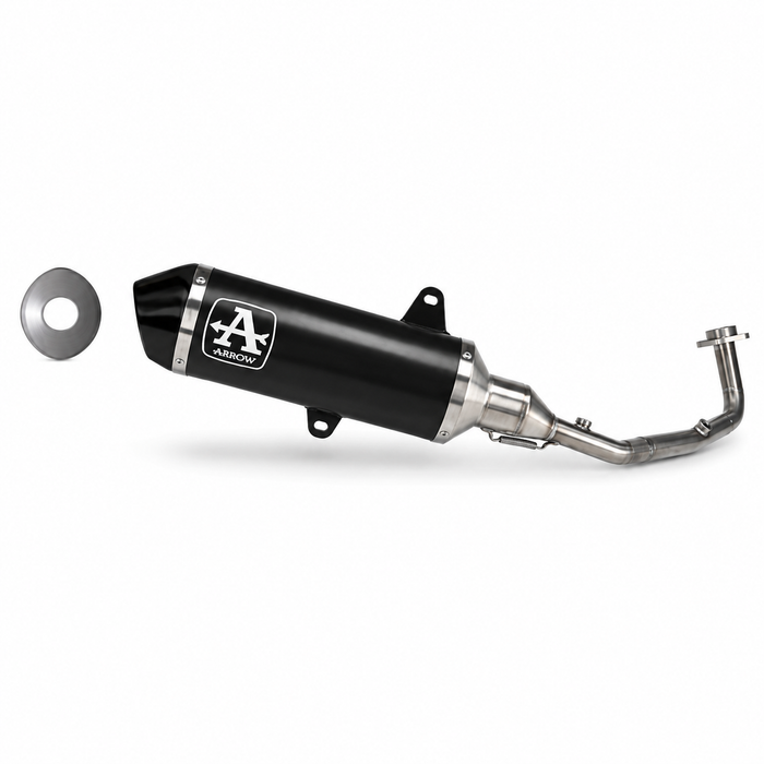 Escape ARROW Urban Black Steel Honda ADV 350 SH350 Forza 350 53054ANN