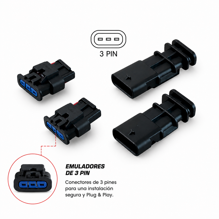 Emulador Válvula de Escape 3 Pin | BMW, Audi, Mercedes, VW, Porsche...