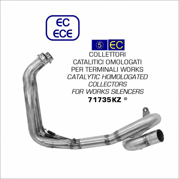 Supresor Catalizador ARROW® Inox Yamaha MT-07 2021 - 2024 71735KZ 71735MI