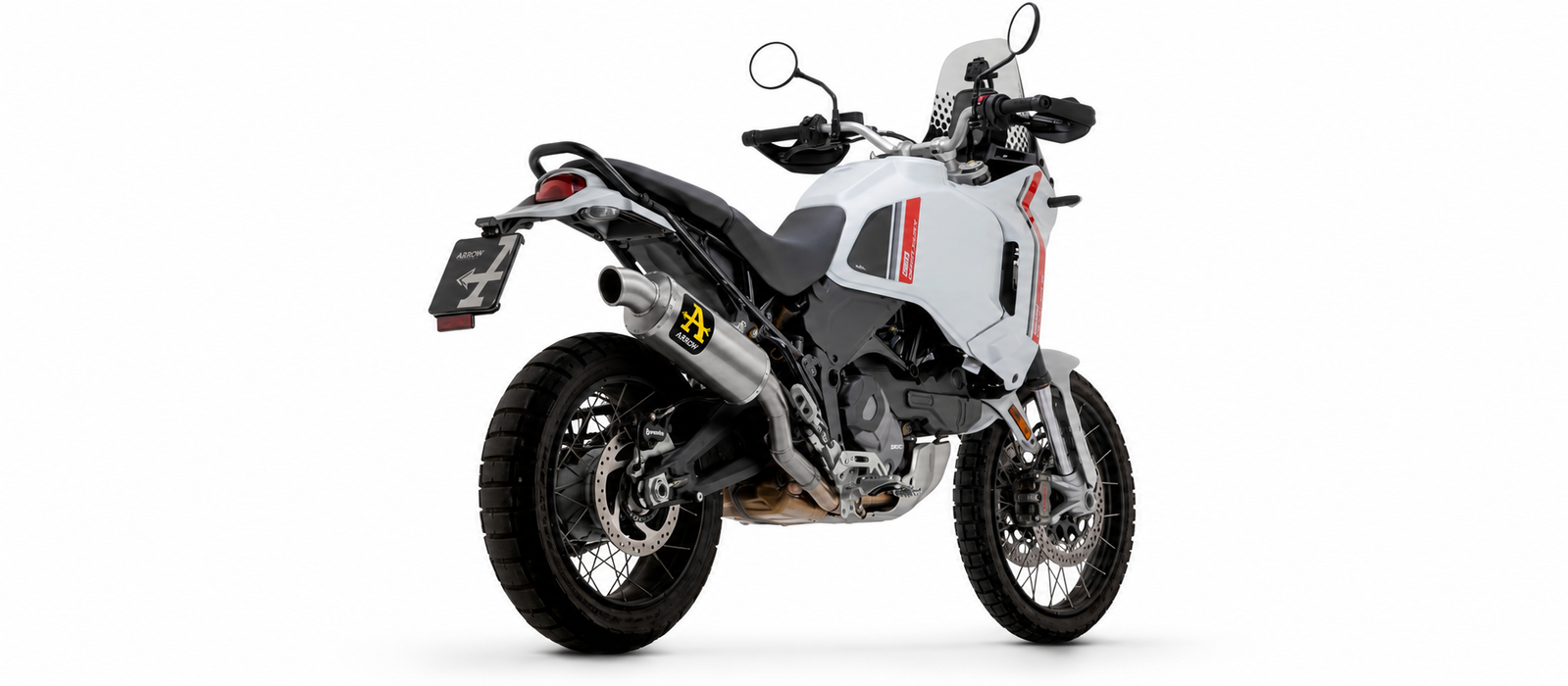 Escape ARROW Indy Race Ducati Desert X 72638PO 72638AO 72638AON