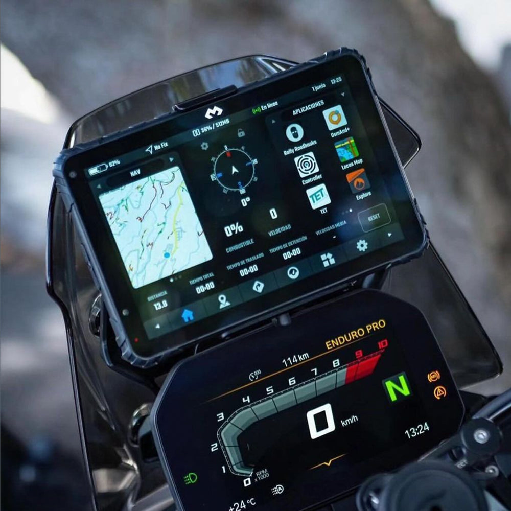 Tablet DMD-T880X Nav Tab (8″) — Tablet de navegación definitiva para moto, aventura y off-road