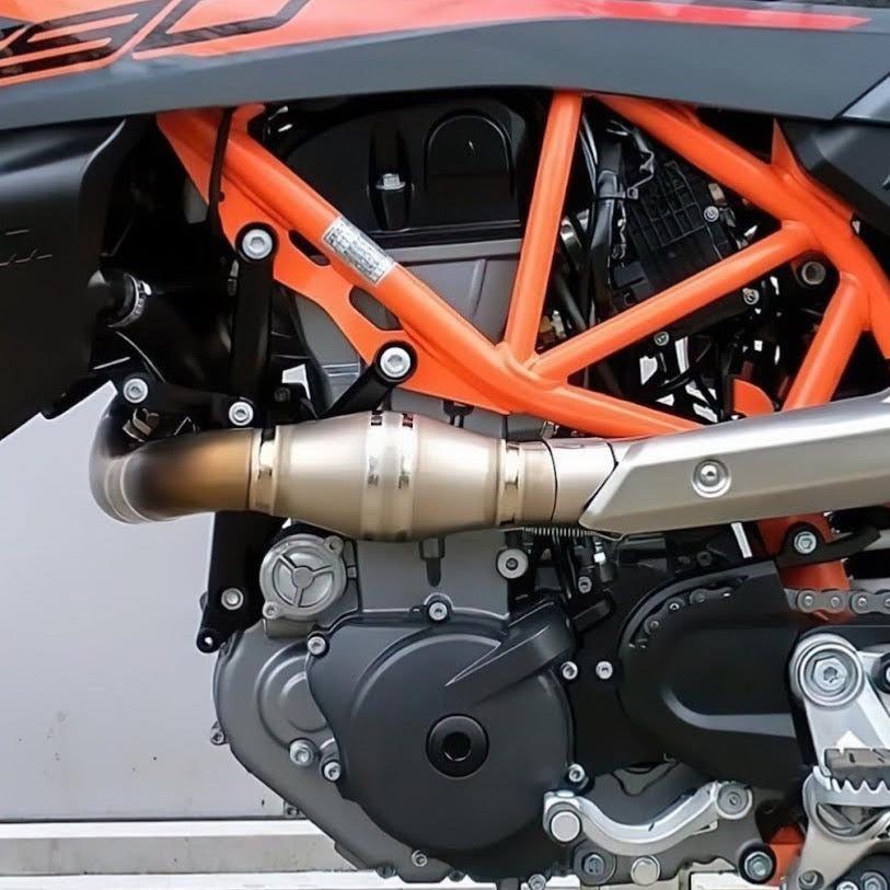 TEKMO® チタンエキゾーストパイプ Husqvarna 701 KTM 690 GasGas 700用