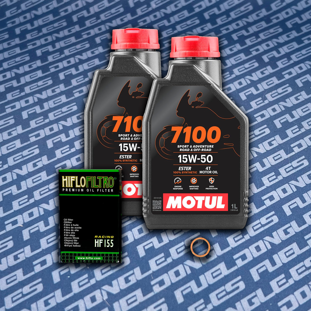 Kit olio Motul 7100 15w50 KTM 125 200 250 390 Husqvarna 125 200 250 401