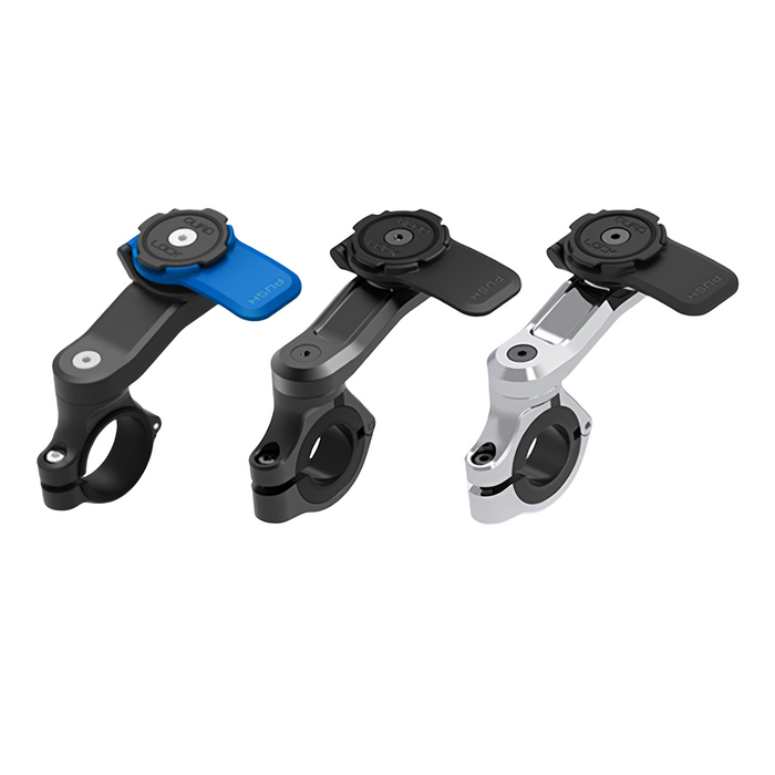 Support de téléphone portable Quad Lock® pour moto–Fixation au guidon avec système de verrouillage sécurisé