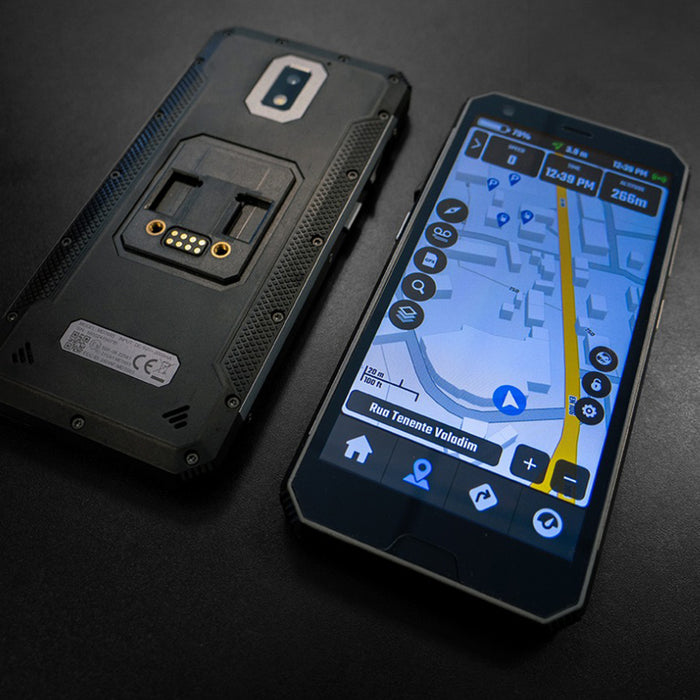 Teléfono DMD-T665 Nav Phone (5.7″) | Navegador Android GPS para Moto IP67