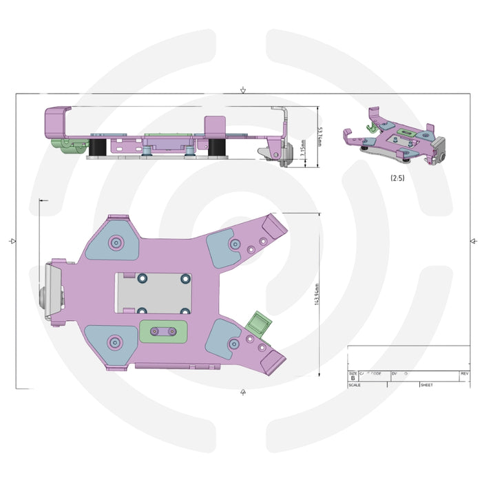 Soporte Tablet Aluminio CARPEITER V3 V4 V4B V4C V4D