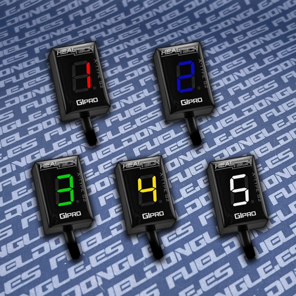 healtech gear indicator HEALTECH® Gear Indicator GIPro X-Type Husqvarna 701 KTM 690 — FuelDongle.es®