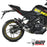 Mivv Full system 1x1 GP Black con tapa carbono Voge Brivido 125R 2023-24 VO.002.LXBC