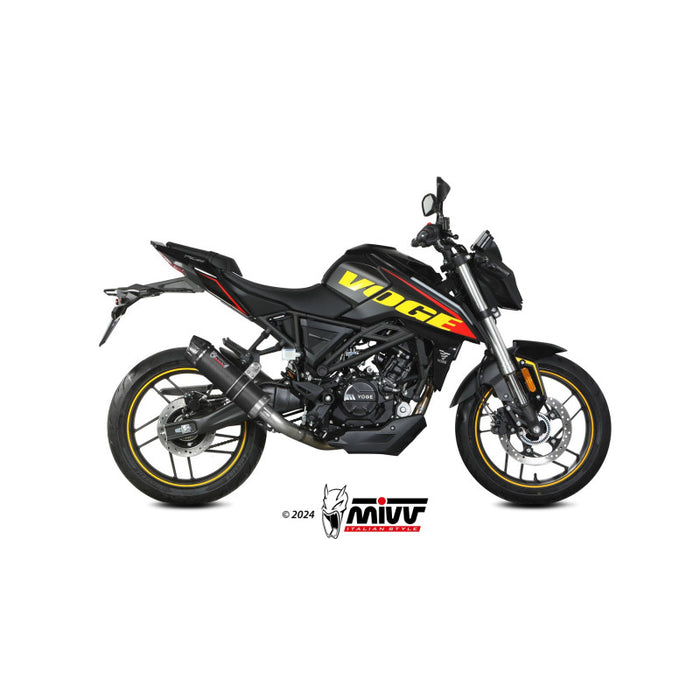 Mivv Slip-On GP carbon con tapa carbono Voge Brivido 125 R 2023-24 VO.002.L2S