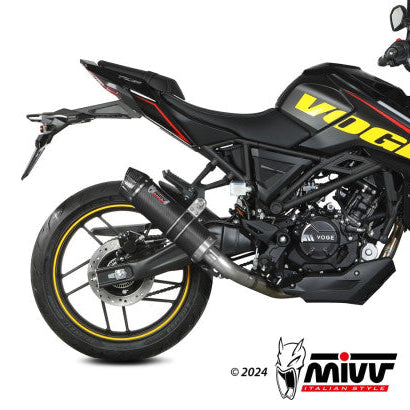 Mivv Slip-On GP carbon con tapa carbono Voge Brivido 125 R 2023-24 VO.002.L2S