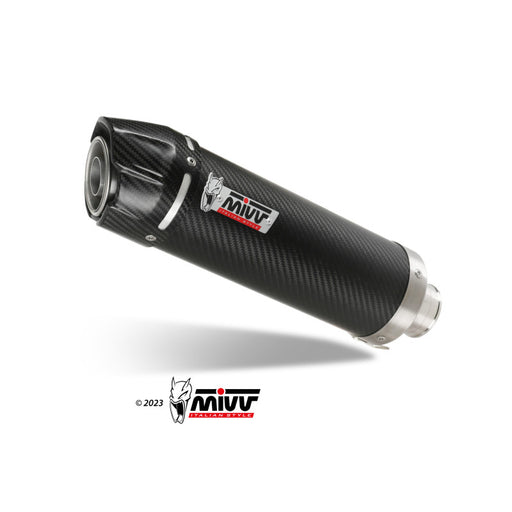 Mivv Slip-On GP carbon con tapa carbono Voge Brivido 125 R 2023-24 VO.002.L2S