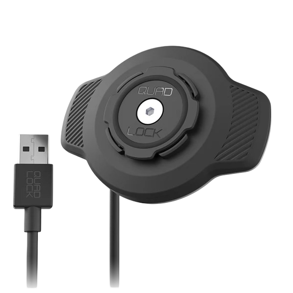 Support de téléphone portable Quad Lock® pour moto–Fixation au guidon avec système de verrouillage sécurisé