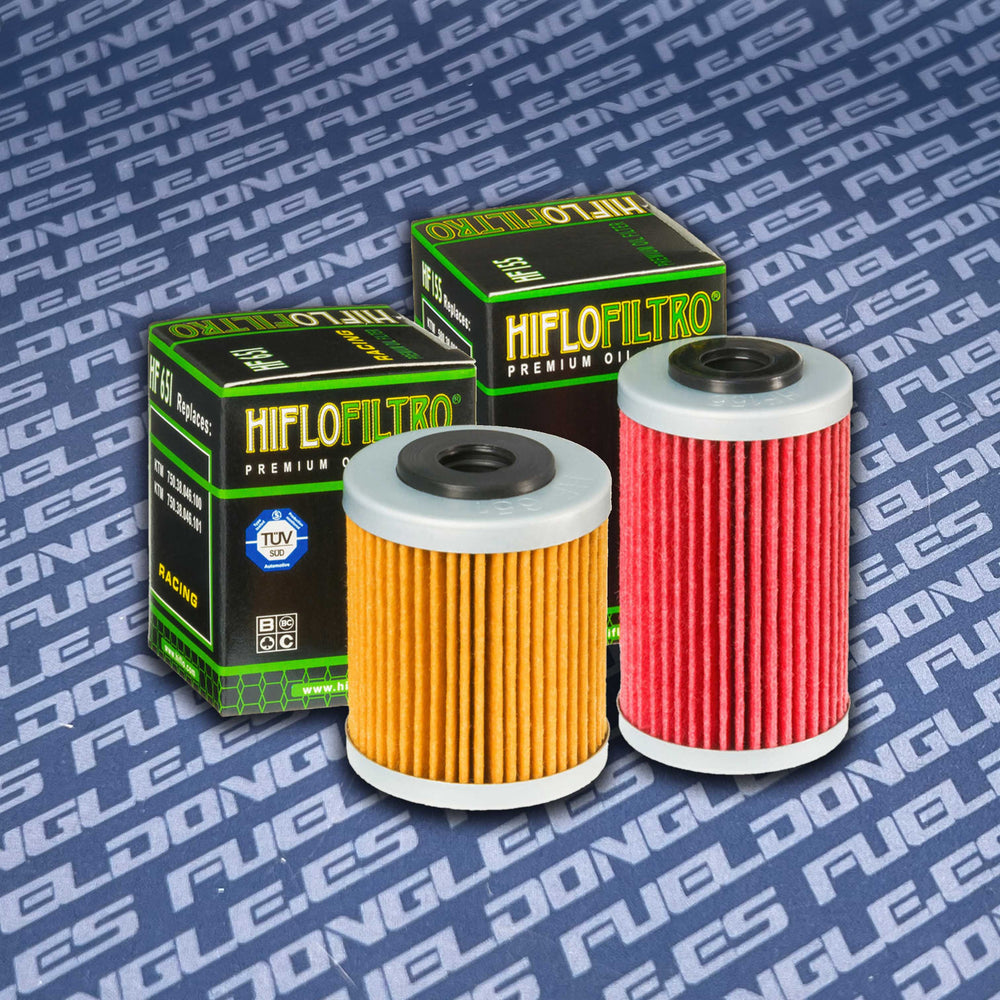 Filtre à Huile Hiflofiltro HF655 Pour Moto KTM 450 Exc Racing 4T 2012-2016 - Neuf